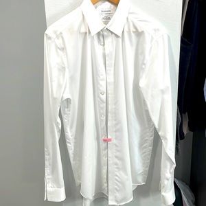 Calvin Klein steel business shirt, slim fit 

Size 16 34/35 - Large